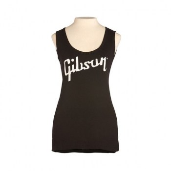 Gibson Logo Women's Tank Top XL Black купить