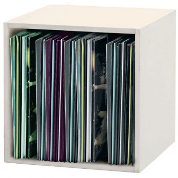 Glorious Record Box 110 White MDF Record Box, 110 Capacity купить