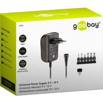 goobay Universal Power Supply 3 - 12 V 1500 mA купить