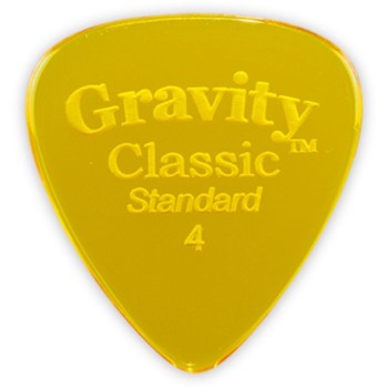 Gravity Guitar Picks GCLS4P Classic Standard 4,0 mm купить