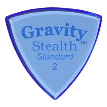 Gravity Guitar Picks GSSS2P Stealth Standard 2,0 mm купить