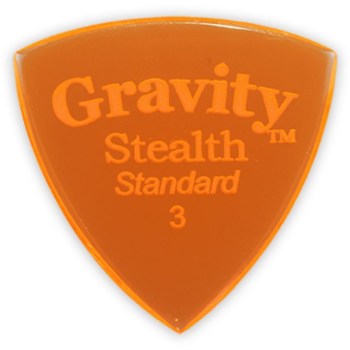 Gravity Guitar Picks GSSS3P Stealth Standard 3,0 mm купить