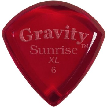 Gravity Guitar Picks GSUX6P Sunrise XL 6,0 mm купить