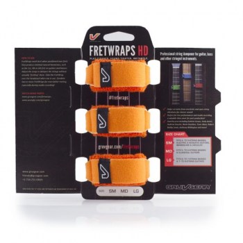 Gruv Gear Fret Wraps HD Flare Orange Small, 3er Pack купить