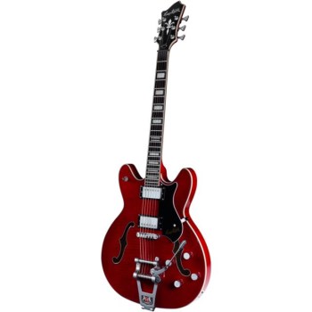 Hagstrom Tremar Viking Deluxe Wild Cherry Transparent купить