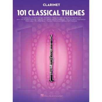 Hal Leonard 101 Classical Themes For Clarinet купить