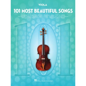 Hal Leonard 101 Most Beautiful Songs For Viola купить