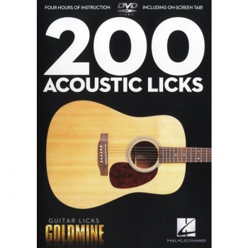 Hal Leonard 200 Acoustic Licks DVD купить