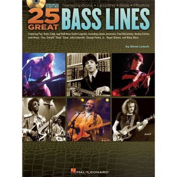 Hal Leonard 25 Great Bass Lines купить