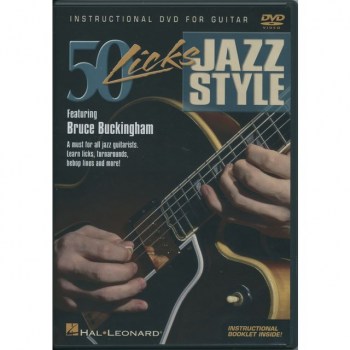Hal Leonard 50 Licks - Jazz style DVD купить