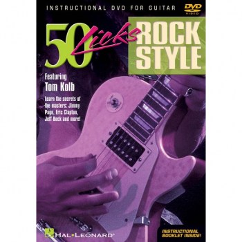 Hal Leonard 50 Licks - Rock style DVD купить