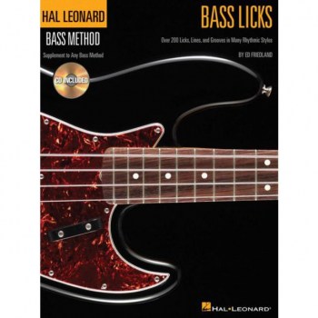 Hal Leonard Bass Licks Buch und CD купить