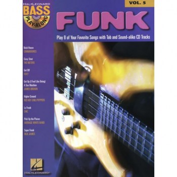 Hal Leonard Bass Play-Along - Funk Vol. 5, Bass TAB купить