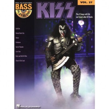Hal Leonard Bass Play-Along - Kiss Vol. 27, Bass TAB купить