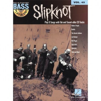 Hal Leonard Bass Play-Along - Slipknot Vol. 45, Bass TAB купить