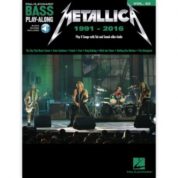 Hal Leonard Bass Play-Along Volume 22: Metallica 1991-2016 купить
