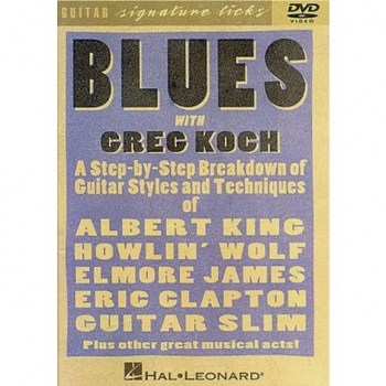 Hal Leonard Blues with Greg Koch Guitar Signature Licks, DVD купить