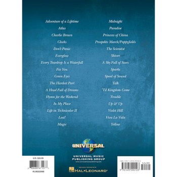 Hal Leonard Coldplay: Sheet Music Collection купить