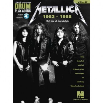 Hal Leonard Drum Play Along Volume 47: Metallica купить