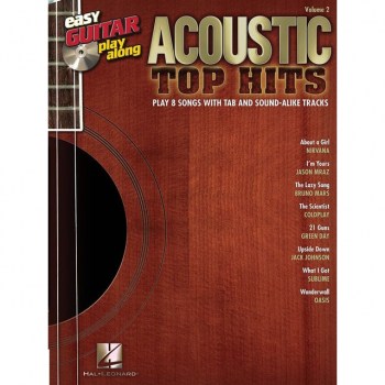 Hal Leonard Easy Play Along: Acoustic Top Hits Vol. 2, TAB und CD купить