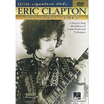 Hal Leonard Eric Clapton - Early Years Guitar Signature Licks, DVD купить