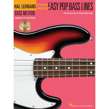 Hal Leonard Even More Easy Pop Bass Lines inkl. CD купить
