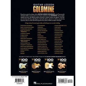 Hal Leonard Goldmine: 100 Acoustic Lessons Guitar купить