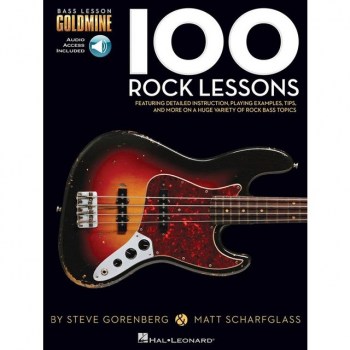 Hal Leonard Goldmine: 100 Rock Lessons Bass купить