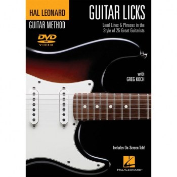 Hal Leonard Guitar Licks Greg Koch, DVD купить
