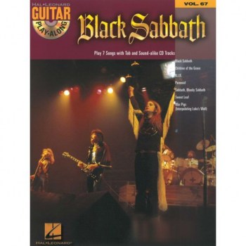 Hal Leonard Guitar Play Along - Black Sabb Book and CD купить