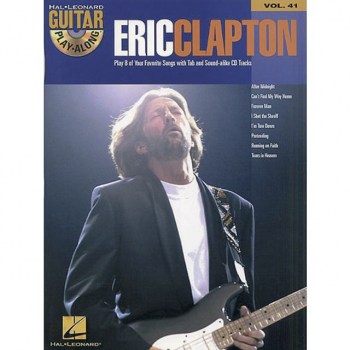 Hal Leonard Guitar Play-Along: Eric Clapton Vol. 41, TAB und CD купить