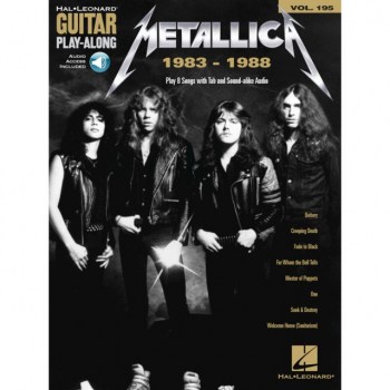 Hal Leonard Guitar Play-Along Volume 195: Metallica 1983-1988 купить