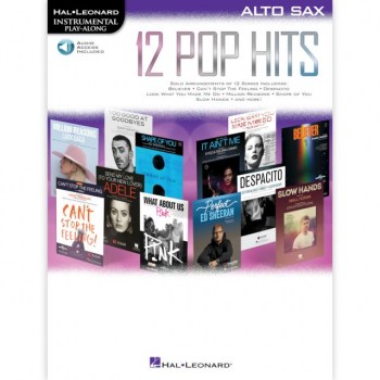 Hal Leonard Instrumental Play-Along: 12 Pop Hits - Alto Saxophone купить