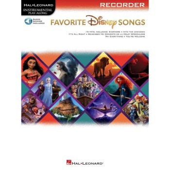 Hal Leonard Instrumental Play-Along: Favorite Disney Songs - Recorder купить