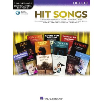 Hal Leonard Instrumental Play-Along: Hit Songs - Cello купить