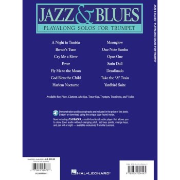 Hal Leonard Instrumental Play-Along: Jazz & Blues - Trumpet купить