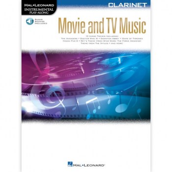 Hal Leonard Instrumental Play-Along: Movie and TV Music - Clarinet купить