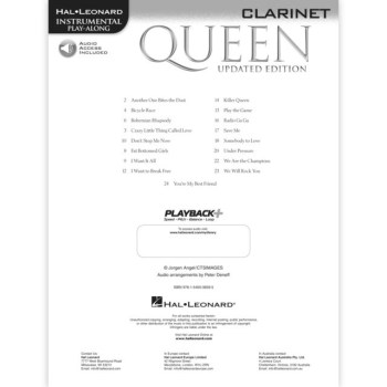 Hal Leonard Instrumental Play-Along: Queen - Clarinet купить