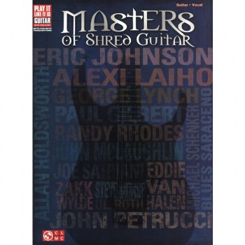 Hal Leonard Masters Of Shred Guitar TAB купить