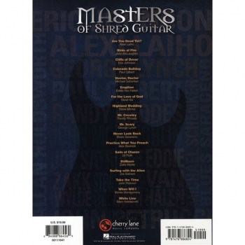 Hal Leonard Masters Of Shred Guitar TAB купить