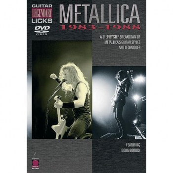 Hal Leonard Metallica - licks 83-88 DVD купить