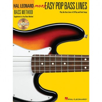 Hal Leonard More Easy Pop Bass Lines inkl. CD купить
