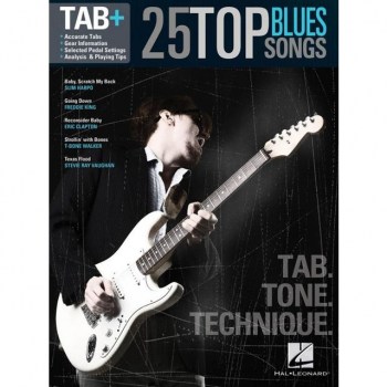 Hal Leonard Tab+: 25 Top Blues Song Tab. Tone. Technique купить