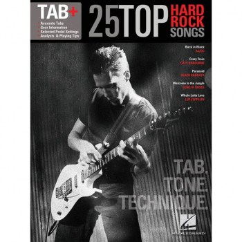 Hal Leonard Tab+: 25 Top Hard Rock Songs Tab. Tone. Technique купить