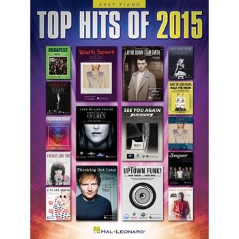 Hal Leonard Top Hits Of 2015 Easy Piano купить