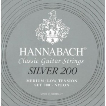 Hannabach K-Git.Saiten Satz 900 MLT Nylon Silver 200 купить