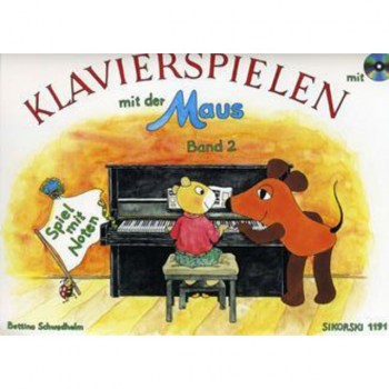 Hans Sikorski Klavierspielen mit der Maus 2 Schwedhelm, Buch & CD купить