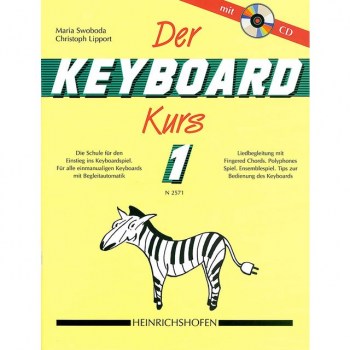 Heinrichshofen Der Keyboard-Kurs 1 mit CD Maria Swoboda купить