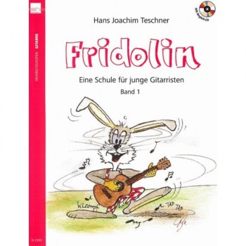 Heinrichshofen Fridolins Gitarrenschule Bd.1 Teschner, Lehrbuch und CD купить