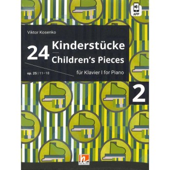 Helbling Verlag Viktor Kosenko: 24 Kinderstücke für Klavier 2 купить